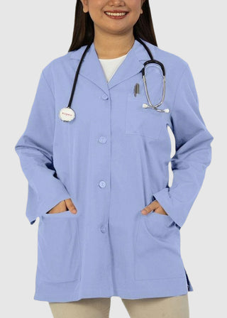 Panda Uniform Made in USA Women's 32 Inch Length Colored Labcoat