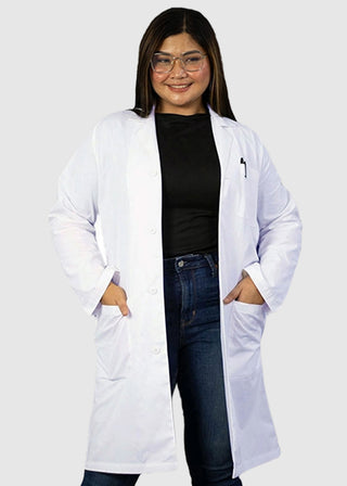 Panda Uniform Unisex Long Lab Coat