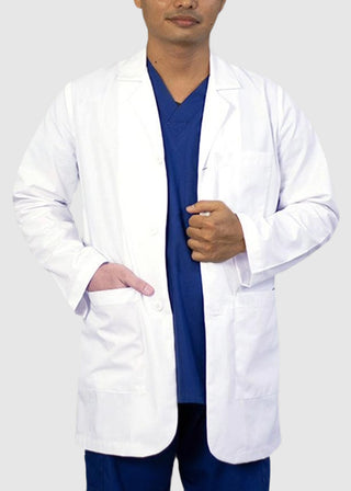 Panda Uniform Made in USA Men's Consultant 31 Inch length Lab Coat