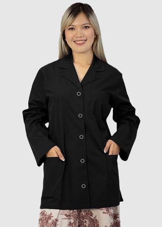 Panda Uniform Women's Snap Front Lab Coat