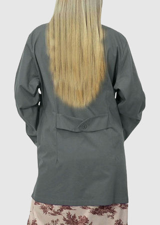 Panda Uniform Made in USA Women's 32 Inch Snap Front Lab coat