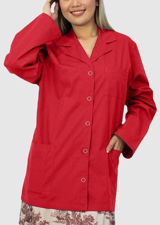 Panda Uniform Women's Snap Front Lab Coat