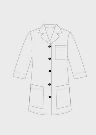 Panda Uniform Made in USA Women's Colored 32 Inch Lab Coat