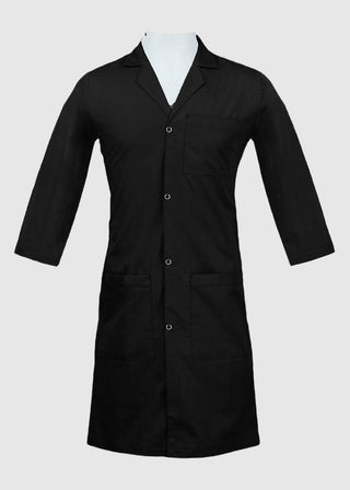 Panda Uniform Made in USA Unisex Snap Front 40 Inch Three-Quarter Sleeves Lab coat