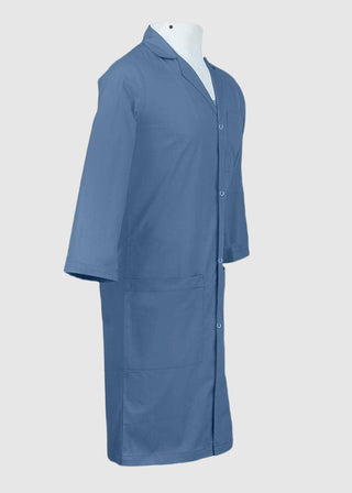 Panda Uniform Unisex Snap Front 40 Inch Three-Quarter Sleeves Lab Coat