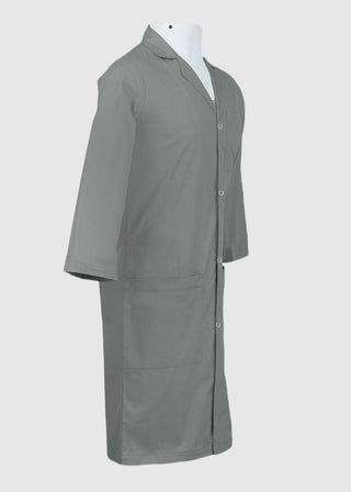 Panda Uniform Unisex Snap Front 40 Inch Three-Quarter Sleeves Lab Coat