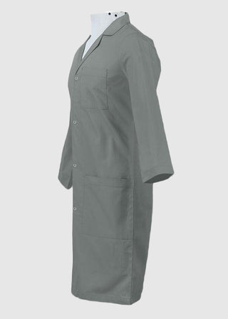 Panda Uniform Made in USA Unisex Snap Front 40 Inch Three-Quarter Sleeves Lab coat