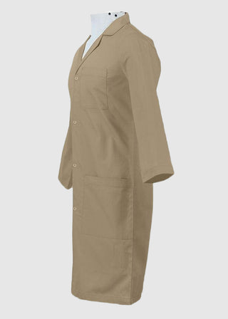 Panda Uniform Made in USA Unisex Snap Front 40 Inch Three-Quarter Sleeves Lab coat