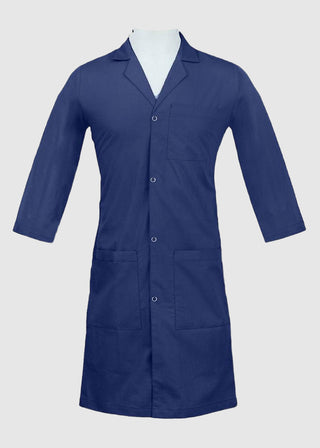 Panda Uniform Unisex Snap Front 40 Inch Three-Quarter Sleeves Lab Coat