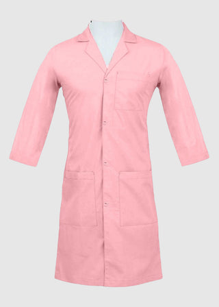 Panda Uniform Unisex Snap Front 40 Inch Three-Quarter Sleeves Lab Coat