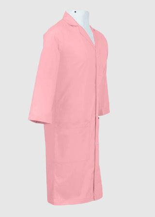 Panda Uniform Made in USA Unisex Snap Front 40 Inch Three-Quarter Sleeves Lab coat