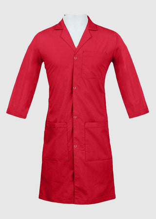 Panda Uniform Made in USA Unisex Snap Front 40 Inch Three-Quarter Sleeves Lab coat