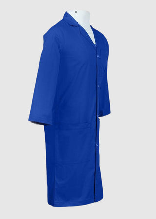 Panda Uniform Unisex Snap Front 40 Inch Three-Quarter Sleeves Lab Coat