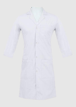 Panda Uniform Unisex Snap Front 40 Inch Three-Quarter Sleeves Lab Coat