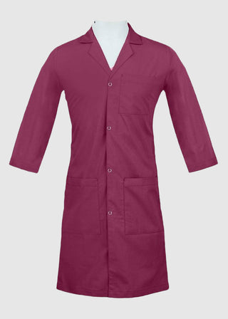 Panda Uniform Made in USA Unisex Snap Front 40 Inch Three-Quarter Sleeves Lab coat