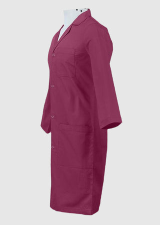 Panda Uniform Made in USA Unisex Snap Front 40 Inch Three-Quarter Sleeves Lab coat