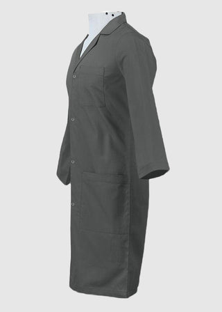 Panda Uniform Unisex Snap Front 40 Inch Three-Quarter Sleeves Lab Coat