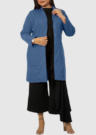 Panda Uniform Made in USA Women's 37 Inch length Consultation Lab Coat