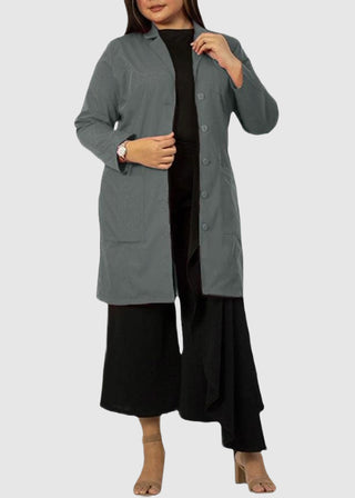 Panda Uniform Made in USA Women's 37 Inch length Consultation Lab Coat