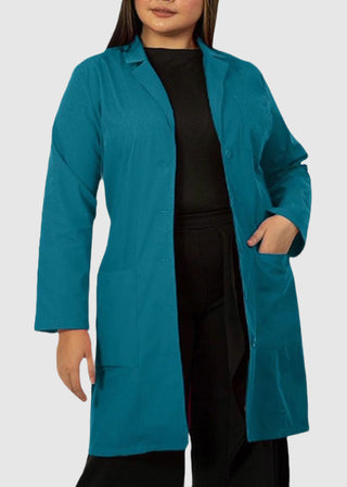 Panda Uniform Made in USA Women's 37 Inch length Consultation Lab Coat