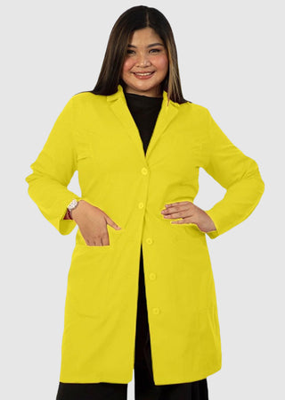 Panda Uniform Made in USA Women's 37 Inch length Consultation Lab Coat