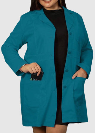 Panda Uniform Made in USA Women 34 Inch Medical Consultation Lab Coat