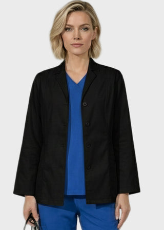 Panda Uniform Made in USA Women's 30-Inch length Short Medical Lab Coat