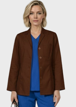 Panda Uniform Made in USA Women's 30-Inch length Short Medical Lab Coat