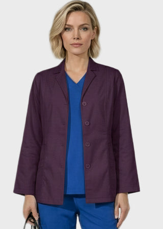 Panda Uniform Made in USA Women's 30-Inch length Short Medical Lab Coat