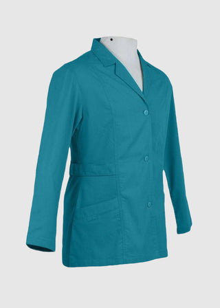 Panda Uniform Made in USA Women's 30-Inch length Short Medical Lab Coat