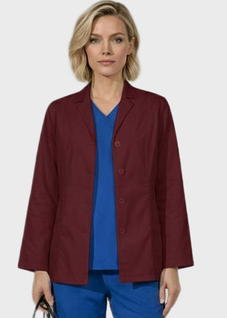 Panda Uniform Made in USA Women's 30-Inch length Short Medical Lab Coat