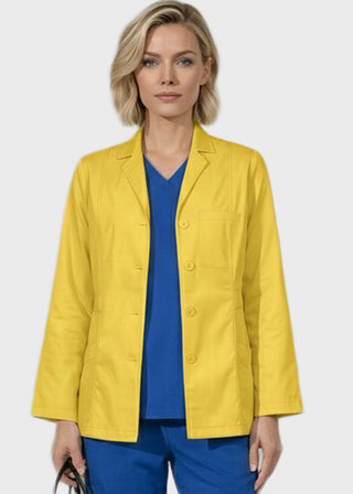 Panda Uniform Made in USA Women's 30-Inch length Short Medical Lab Coat