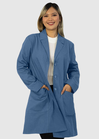Panda Uniform Made in USA Women 36 Inch length Colored Lab Coat