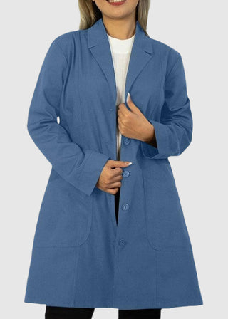 Panda Uniform Made in USA Women 36 Inch length Colored Lab Coat