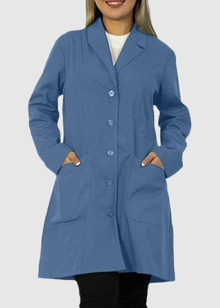 Panda Uniform Made in USA Women 36 Inch length Colored Lab Coat