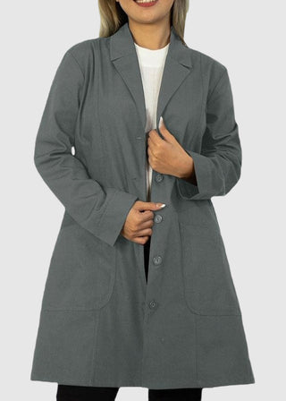 Panda Uniform Made in USA Women 36 Inch length Colored Lab Coat