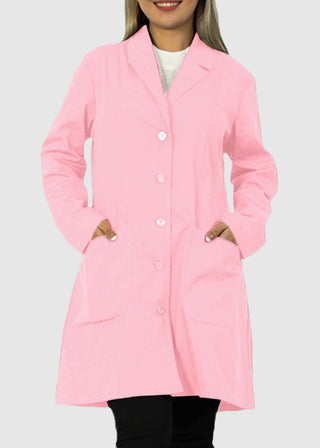 Panda Uniform Made in USA Women 36 Inch length Colored Lab Coat