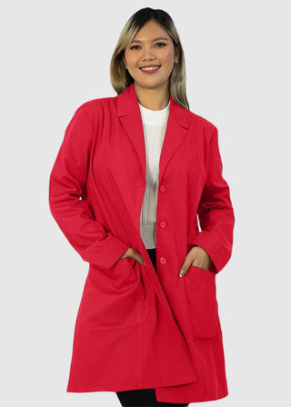 Panda Uniform Made in USA Women 36 Inch length Colored Lab Coat