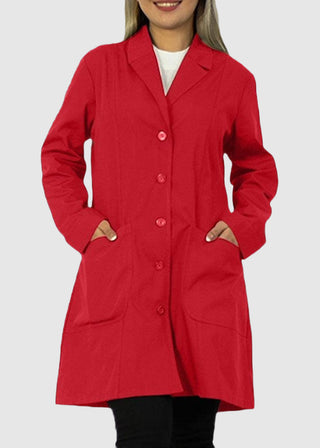 Panda Uniform Made in USA Women 36 Inch length Colored Lab Coat