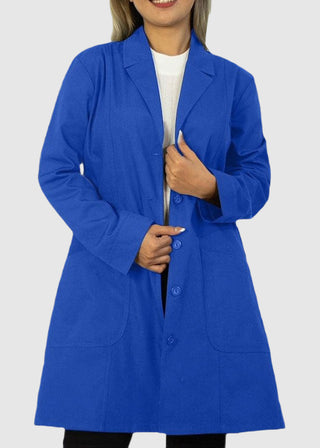 Panda Uniform Made in USA Women 36 Inch length Colored Lab Coat