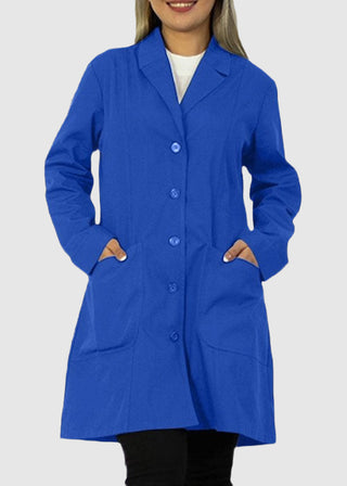 Panda Uniform Made in USA Women 36 Inch length Colored Lab Coat