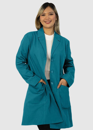 Panda Uniform Made in USA Women 36 Inch length Colored Lab Coat