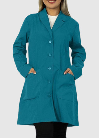 Panda Uniform Made in USA Women 36 Inch length Colored Lab Coat