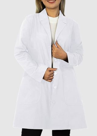 Panda Uniform Made in USA Women 36 Inch length Colored Lab Coat