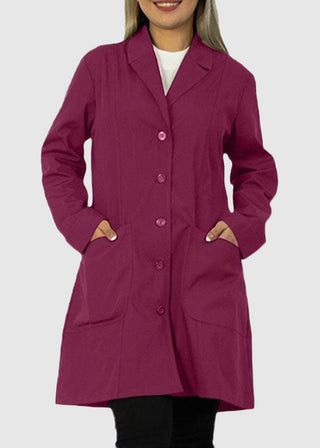 Panda Uniform Made in USA Women 36 Inch length Colored Lab Coat