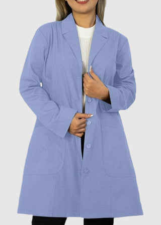 Panda Uniform Made in USA Women 36 Inch length Colored Lab Coat