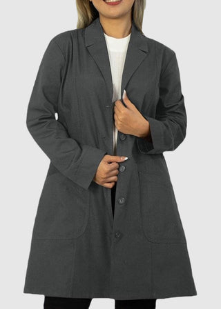 Panda Uniform Made in USA Women 36 Inch length Colored Lab Coat