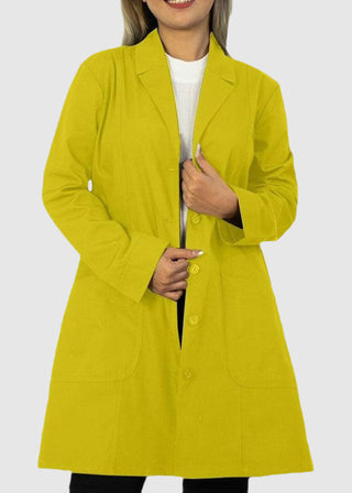 Panda Uniform Made in USA Women 36 Inch length Colored Lab Coat