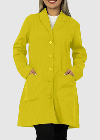 Panda Uniform Made in USA Women 36 Inch length Colored Lab Coat