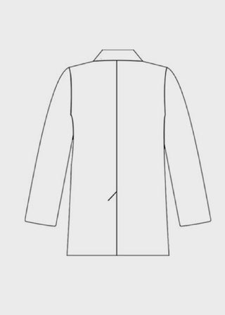 Panda Uniform Made in USA Men's 31 Inch Colored Lab Coat